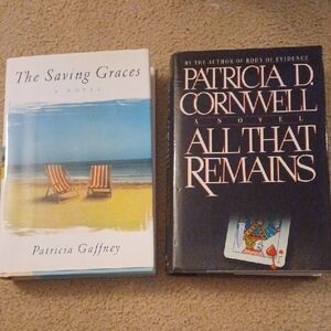 Hardcover Books 'The Saving Graces' and 'All That Remains'